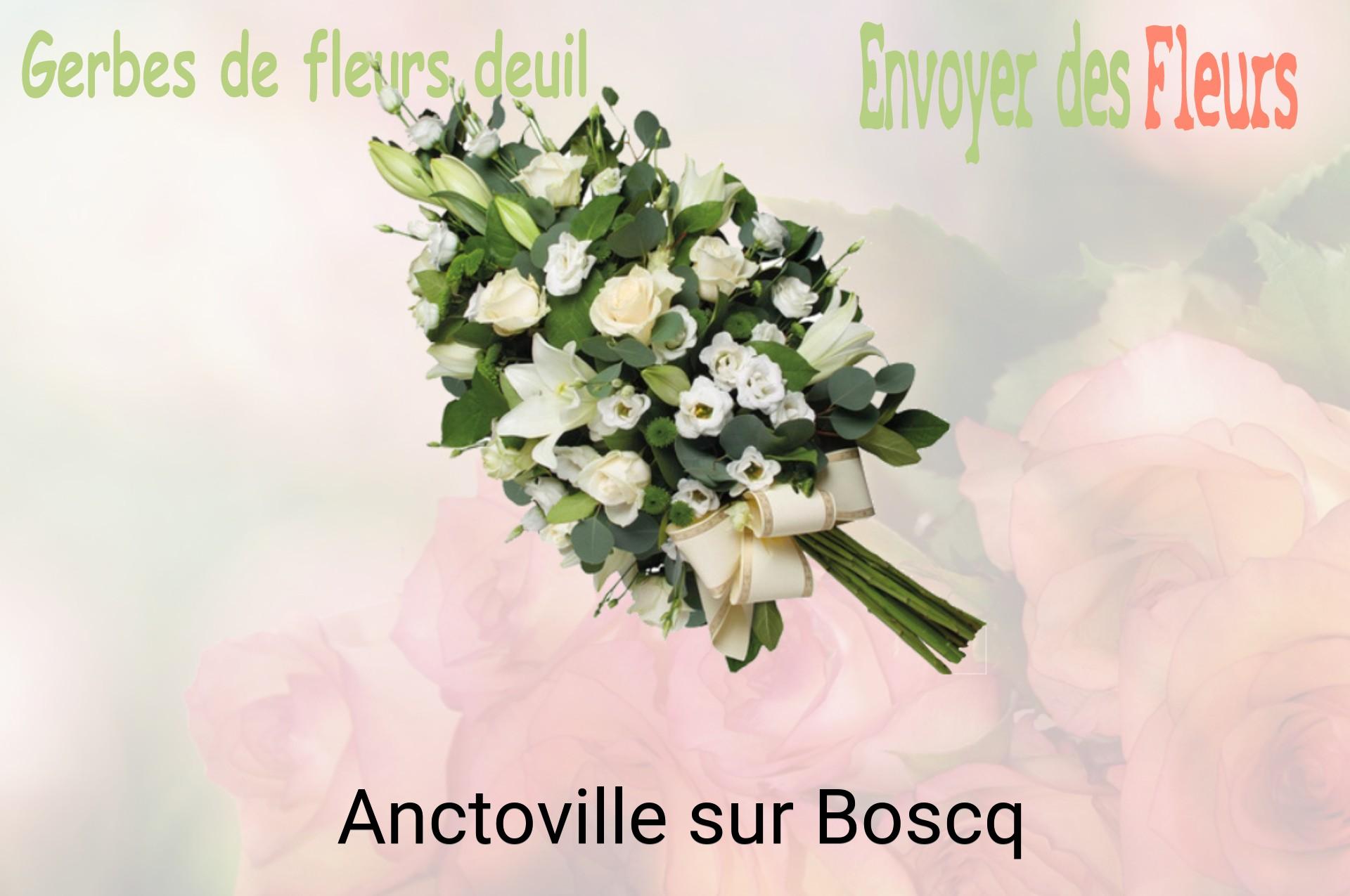 Gerbe de fleurs de deuil livrée à Anctoville-sur-Boscq